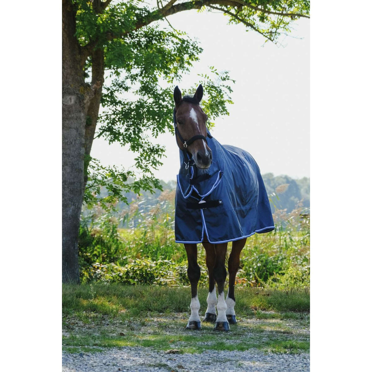 Riding World Coperta Impermeabile Combo Navy