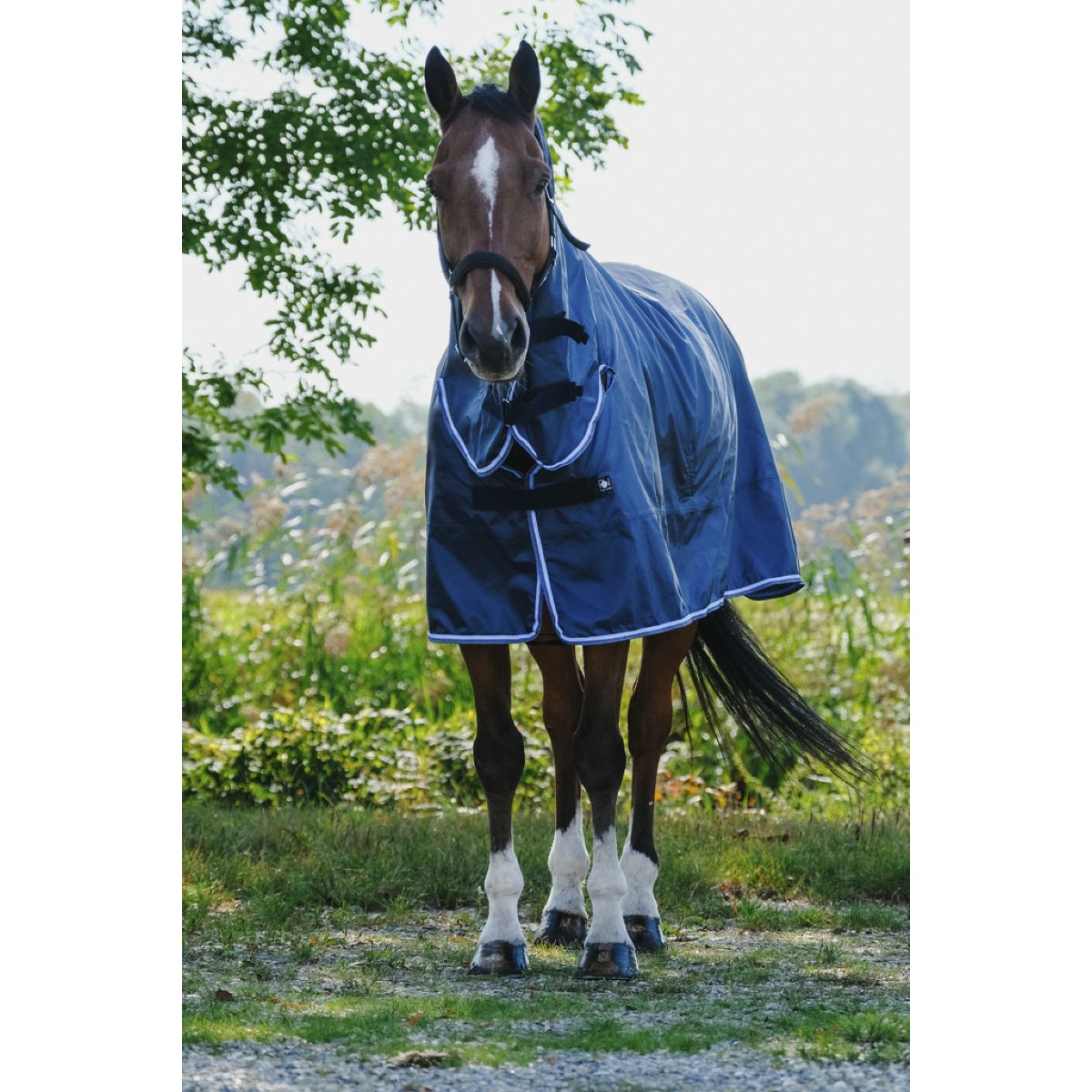 Riding World Coperta Impermeabile Combo Navy