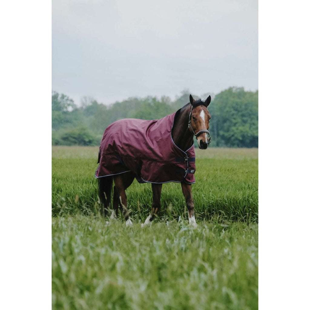 EQUITHÈME Tappeto da Esterno 1200D 300g High Neck Borgogna