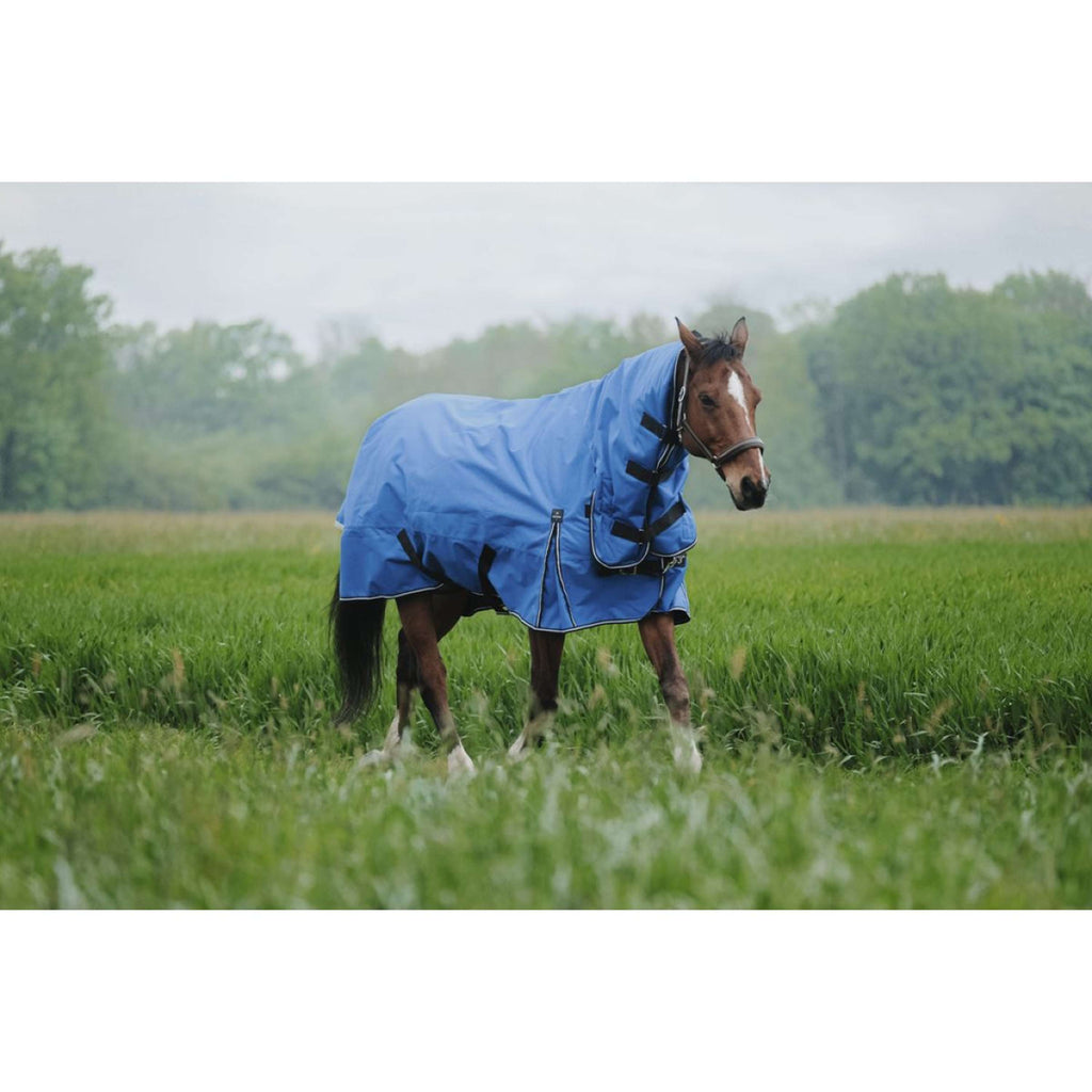 EQUITHÈME Tappeto da Esterno 1200D 100g Aisance Combo Royal Blue