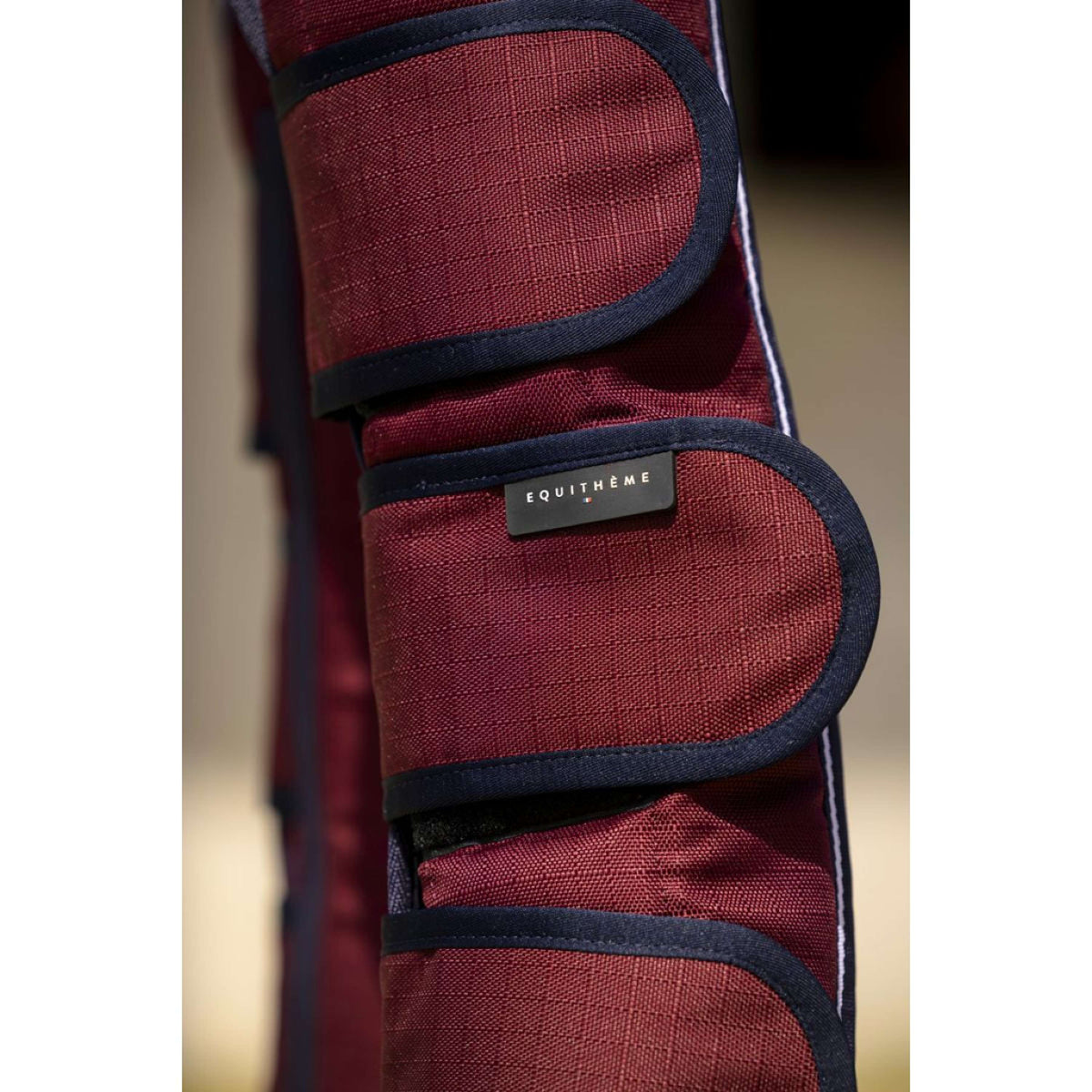 EQUITHÈME Protettori da trasporto 1200D Renforcé Borgogna