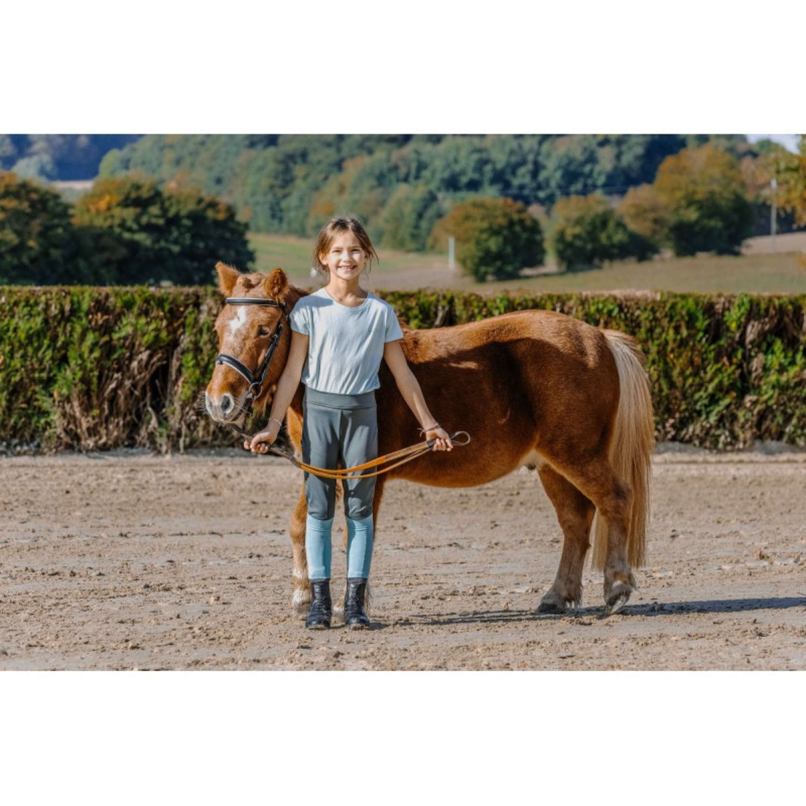 EQUITHÈME Maglietta Bonnie Kids Menta/Verde EQUITHÈME Maglietta Bonnie Kids Menta/Verde