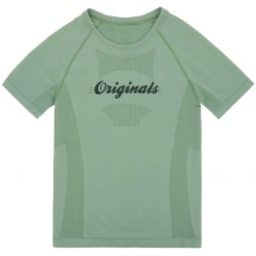 EQUITHÈME Maglietta Elena Seamless Khaki