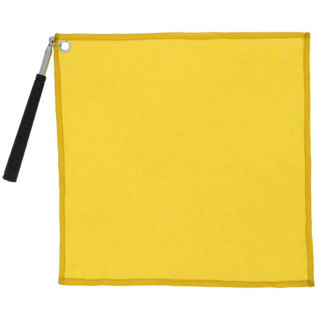 Hippotonic Bastone da allenamento Ethologisch con bandiera Giallo