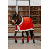 EQUITHÈME Coperta antisudore Natale Fleece Rosso
