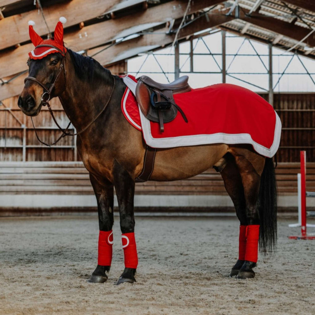 EQUITHÈME Bende Natale Rosso