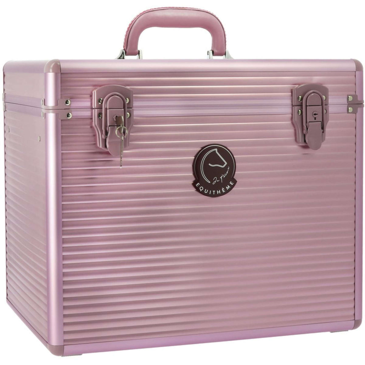 EQUITHÈME Scatola per Toelettatura Je T'aime Rosa/Borgogna