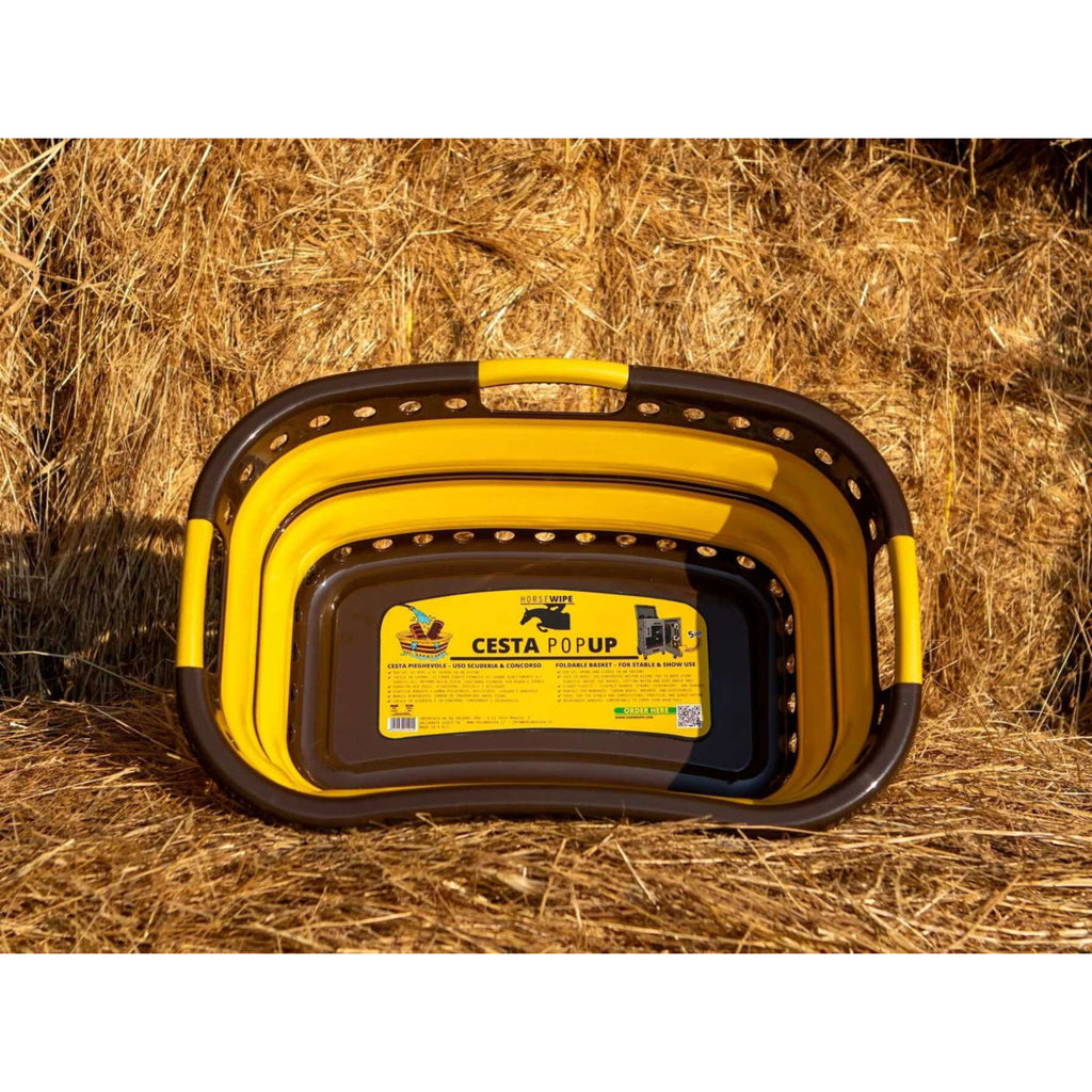 Horsewipe Cesto Portabiancheria Pop Up Giallo