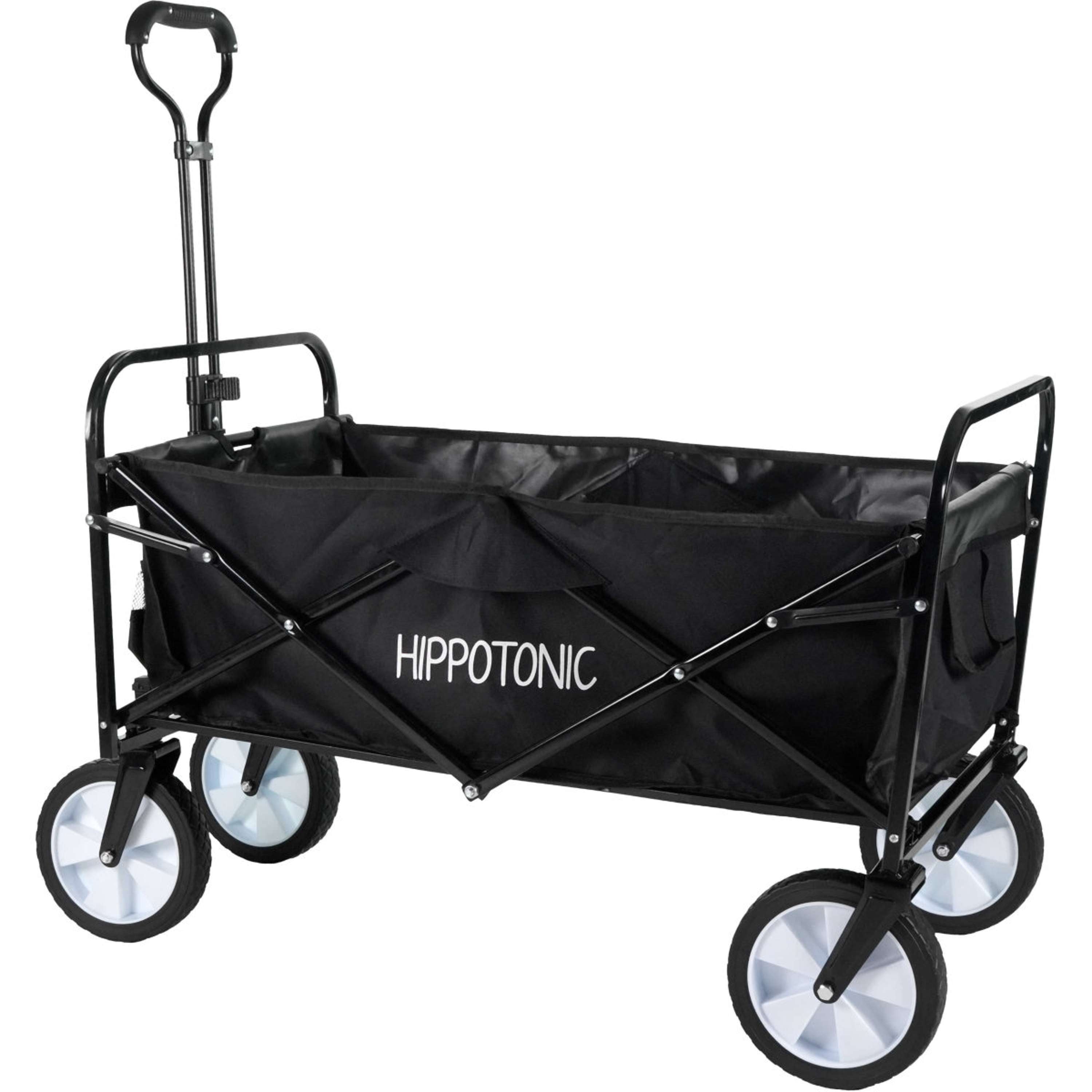Hippotonic Carrello Trolley A Quattro Ruote Nero