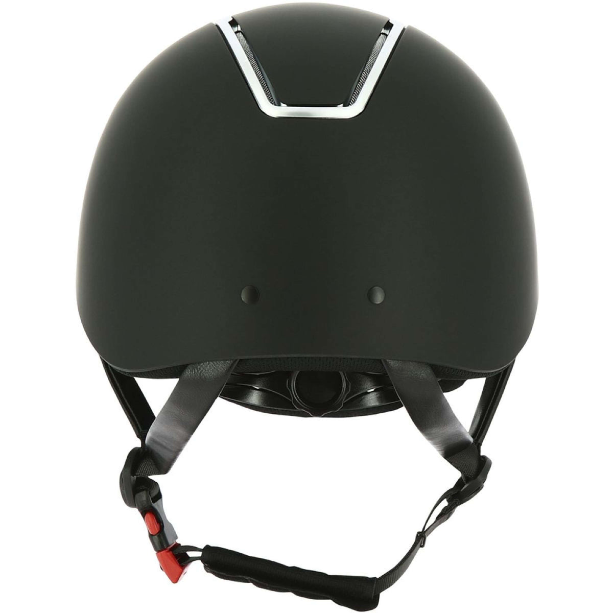 EQUITHÈME Casco da equitazione Glint Mat Nero Argento