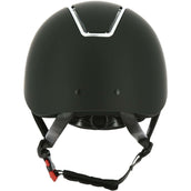 EQUITHÈME Casco da equitazione Glint Mat Nero Argento