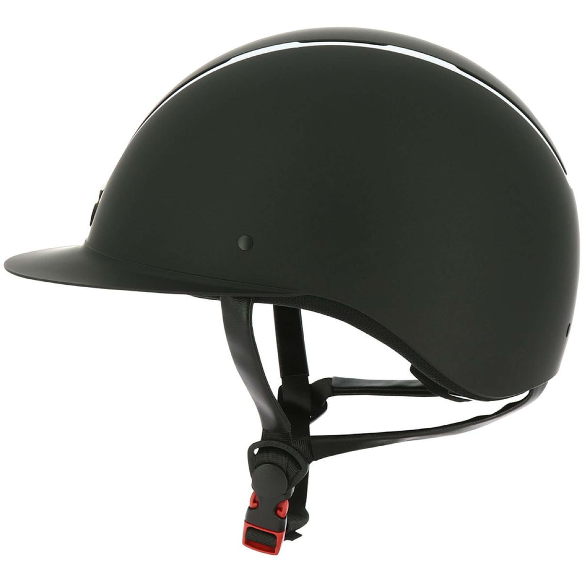 EQUITHÈME Casco da equitazione Glint Mat Nero Argento