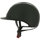 EQUITHÈME Casco da equitazione Glint Mat Nero Argento