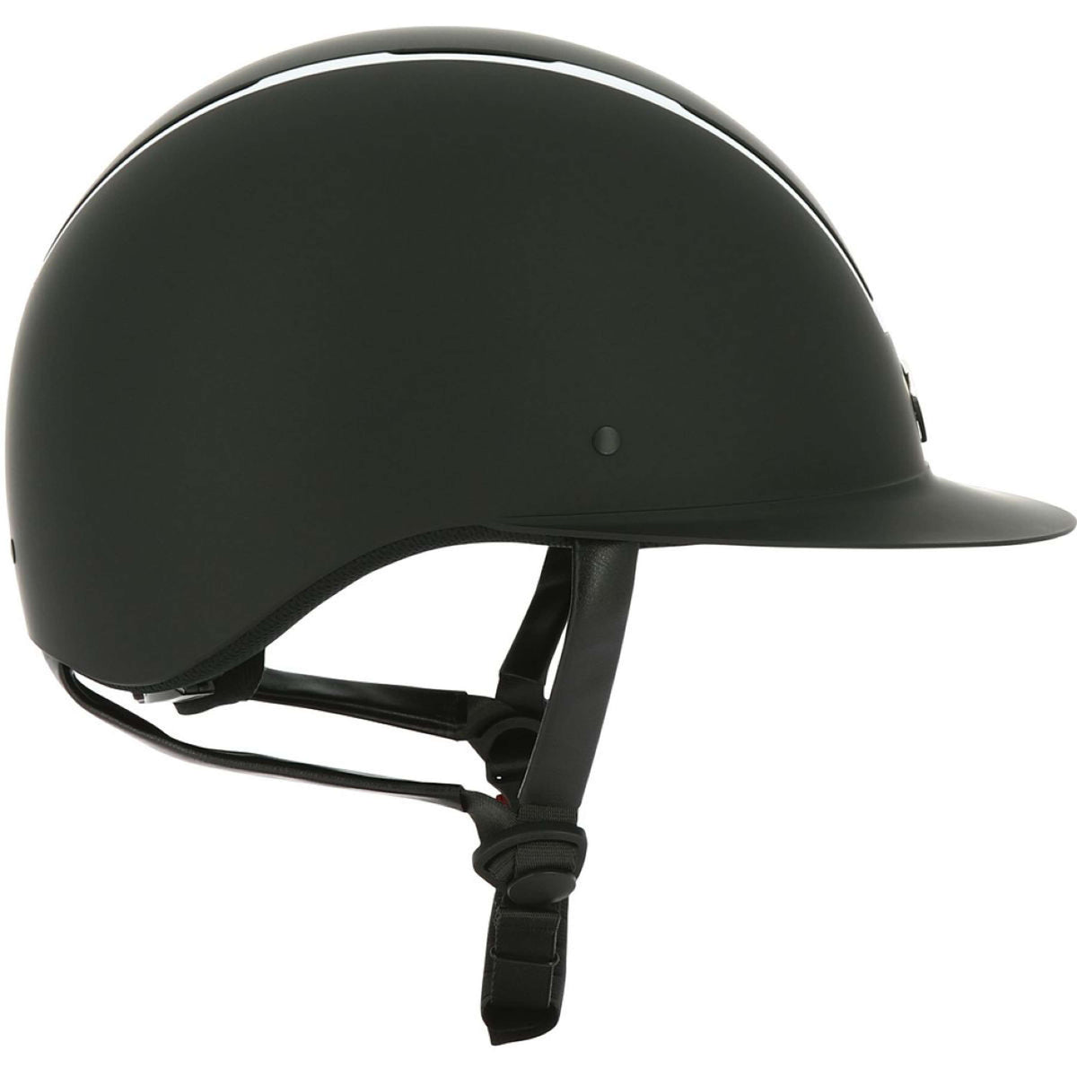 EQUITHÈME Casco da equitazione Glint Mat Nero Argento