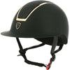 EQUITHÈME Casco da equitazione Glint Mat Nero/Oro rosa