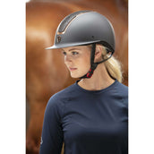 EQUITHÈME Cappellino Glint Mat Nero/Oro rosa