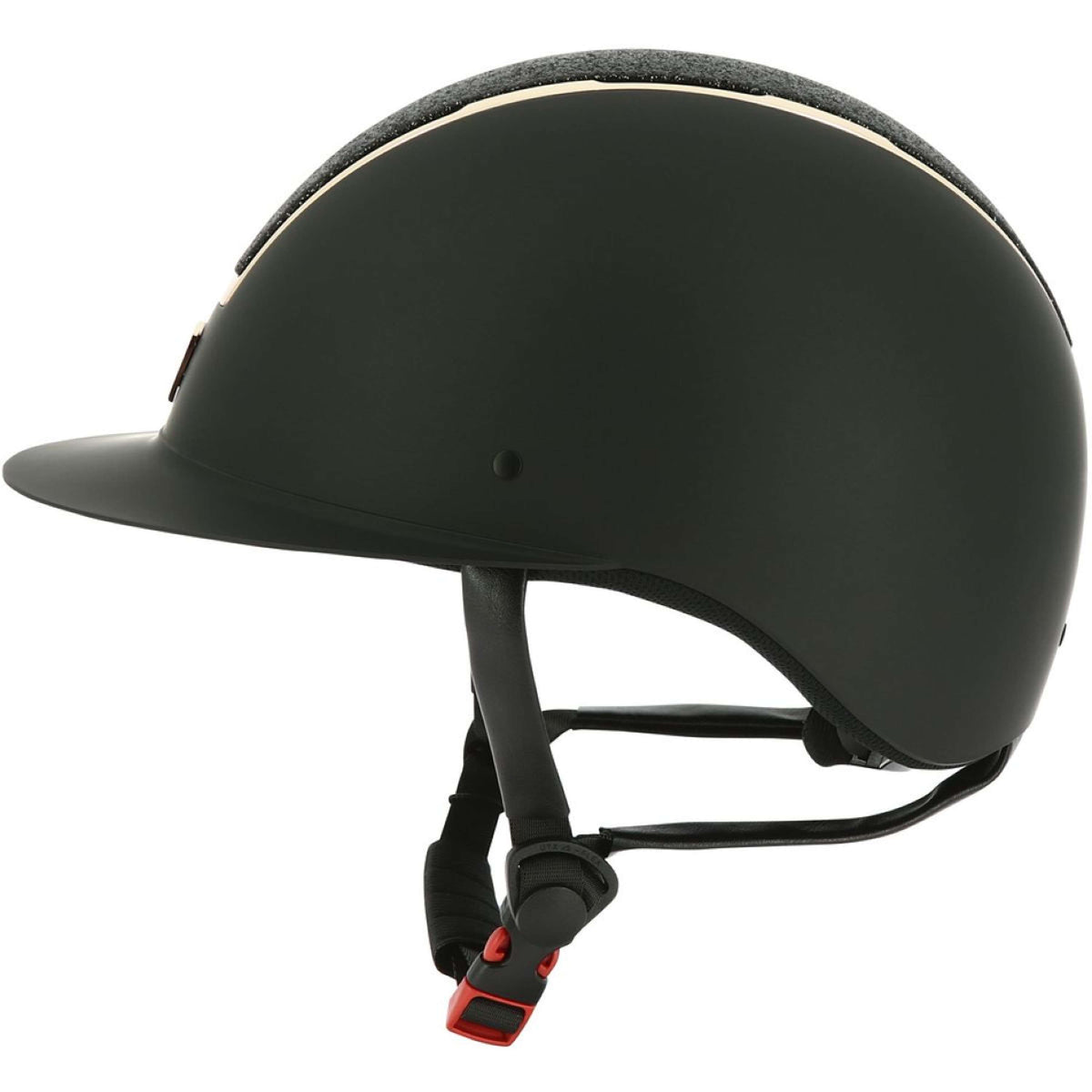 EQUITHÈME Cappellino Glint Mat Nero/Oro rosa