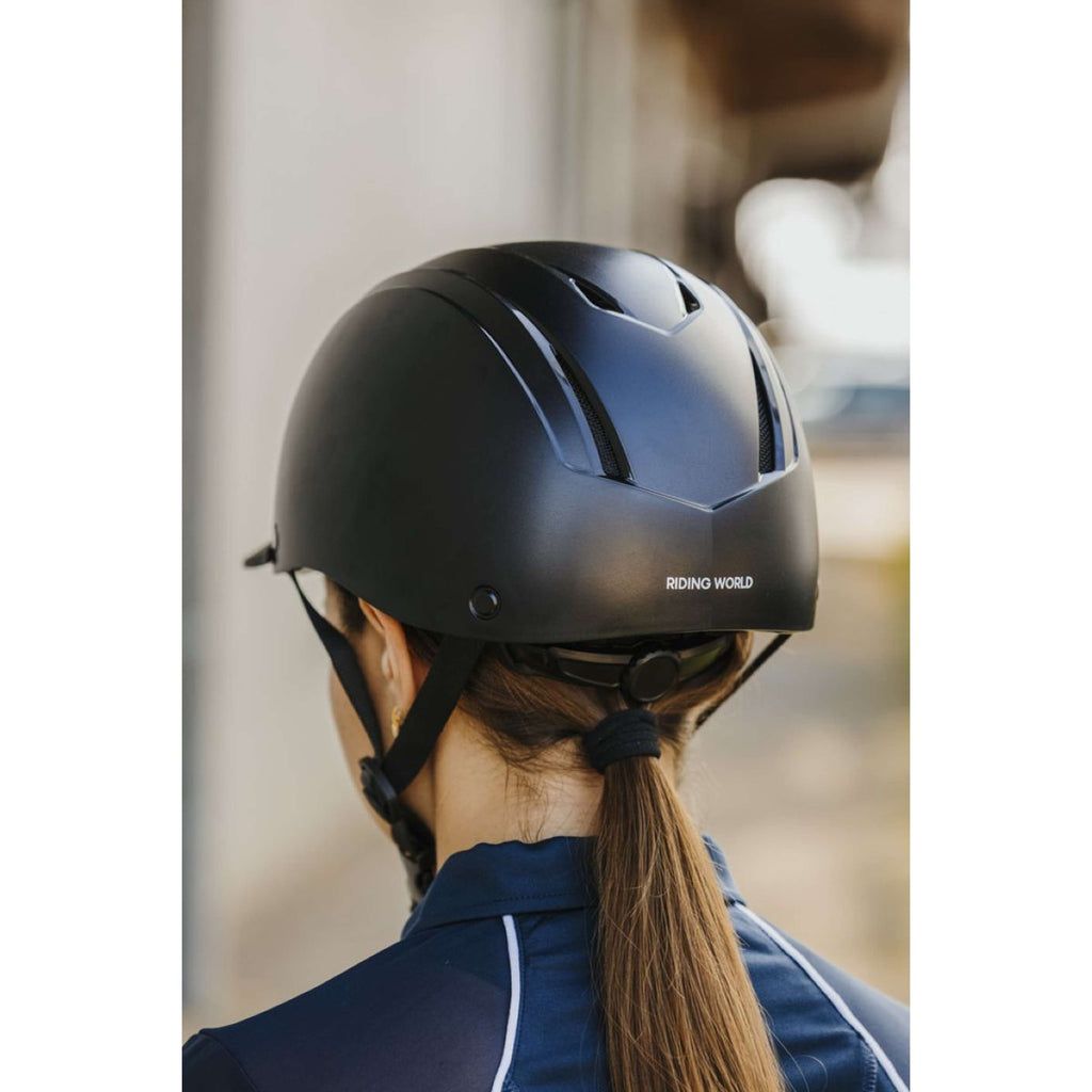 Riding World Berretto Topy Nero opaco