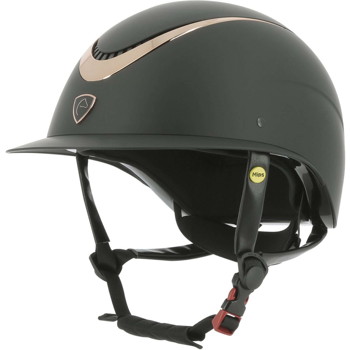 EQUITHÈME Casco da equitazione Wings Mips Oro rosa/nero