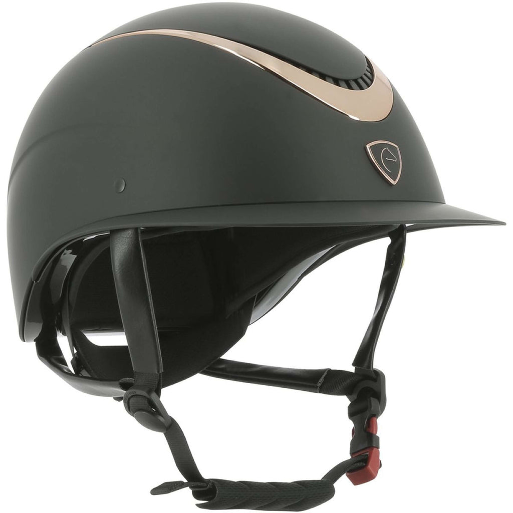 EQUITHÈME Casco da equitazione Wings Mips Oro rosa/nero
