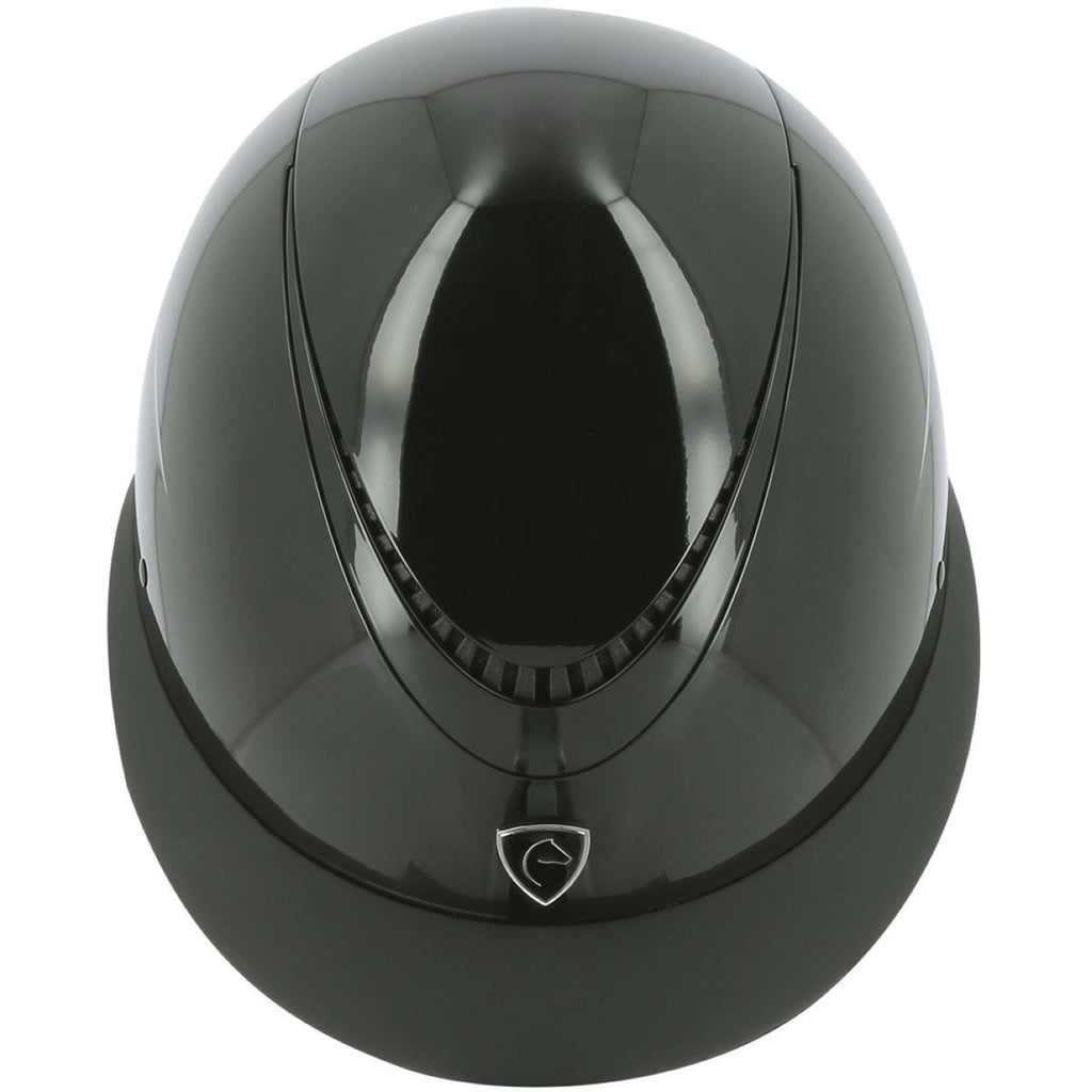 EQUITHÈME Casco da equitazione Wings Mips Nero lucido