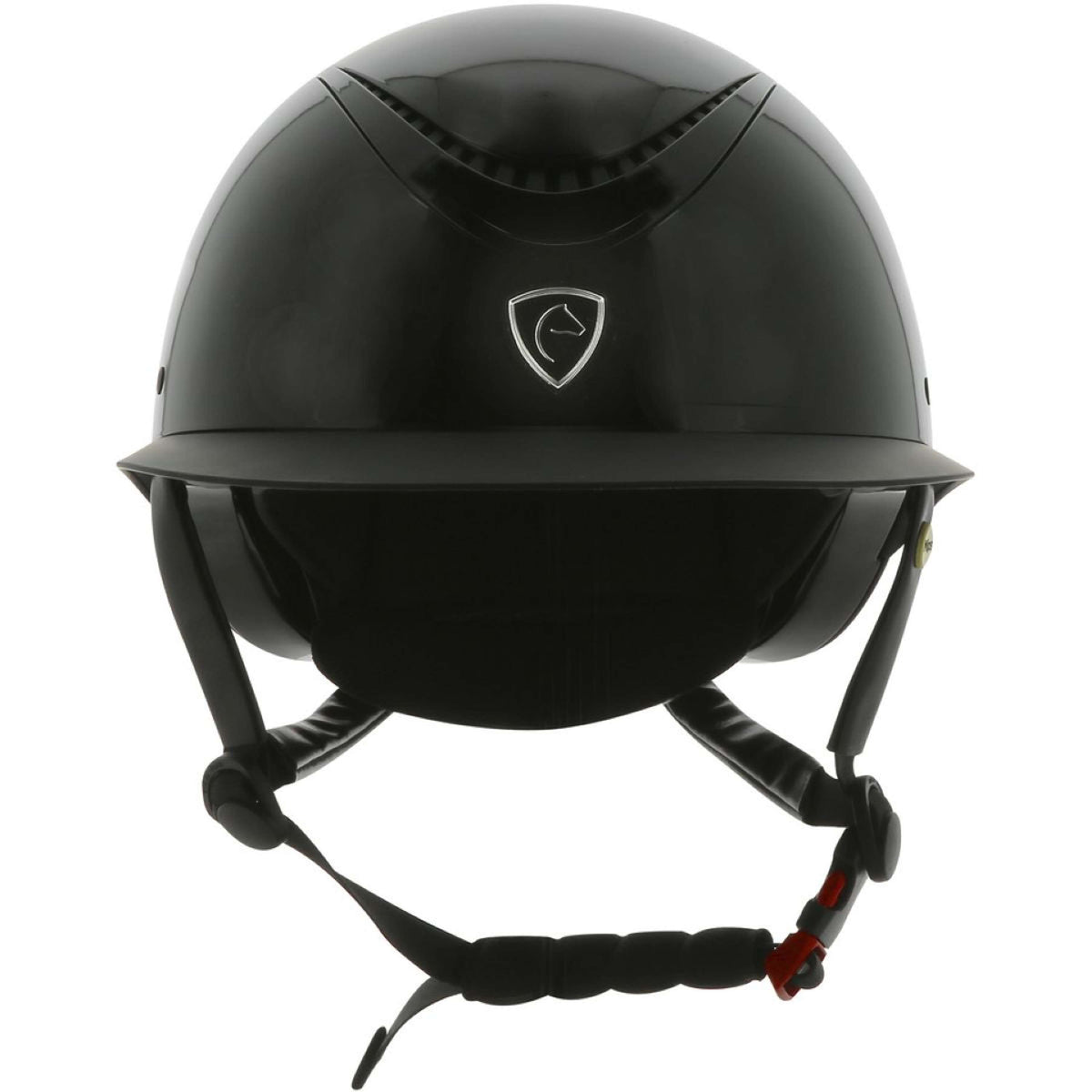 EQUITHÈME Casco da equitazione Wings Mips Nero lucido