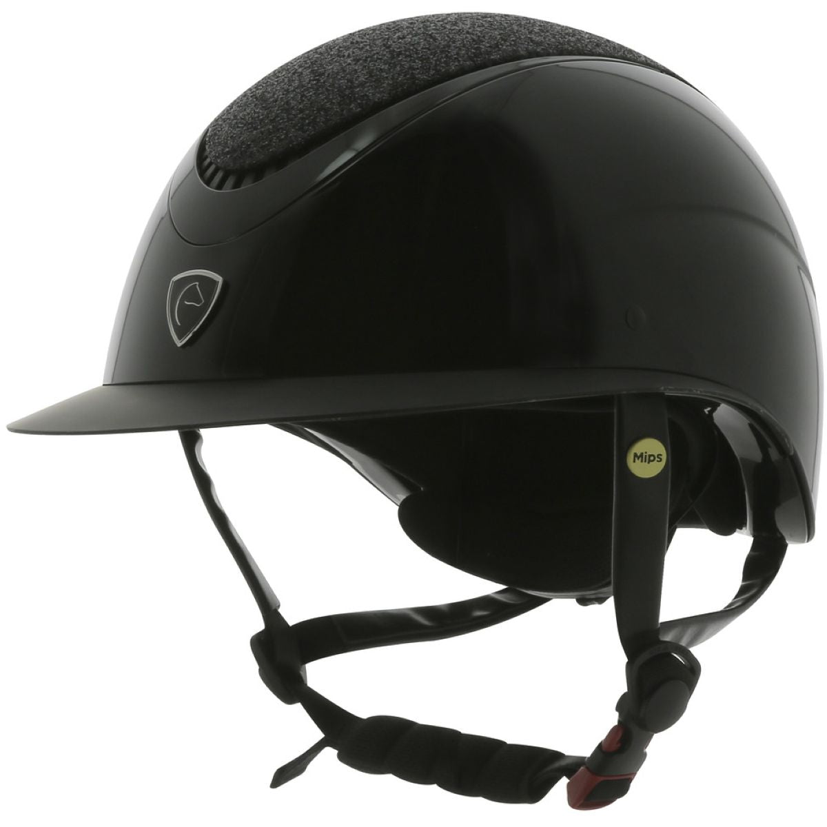 EQUITHÈME Casco da equitazione Wings Mips Scintillio nero