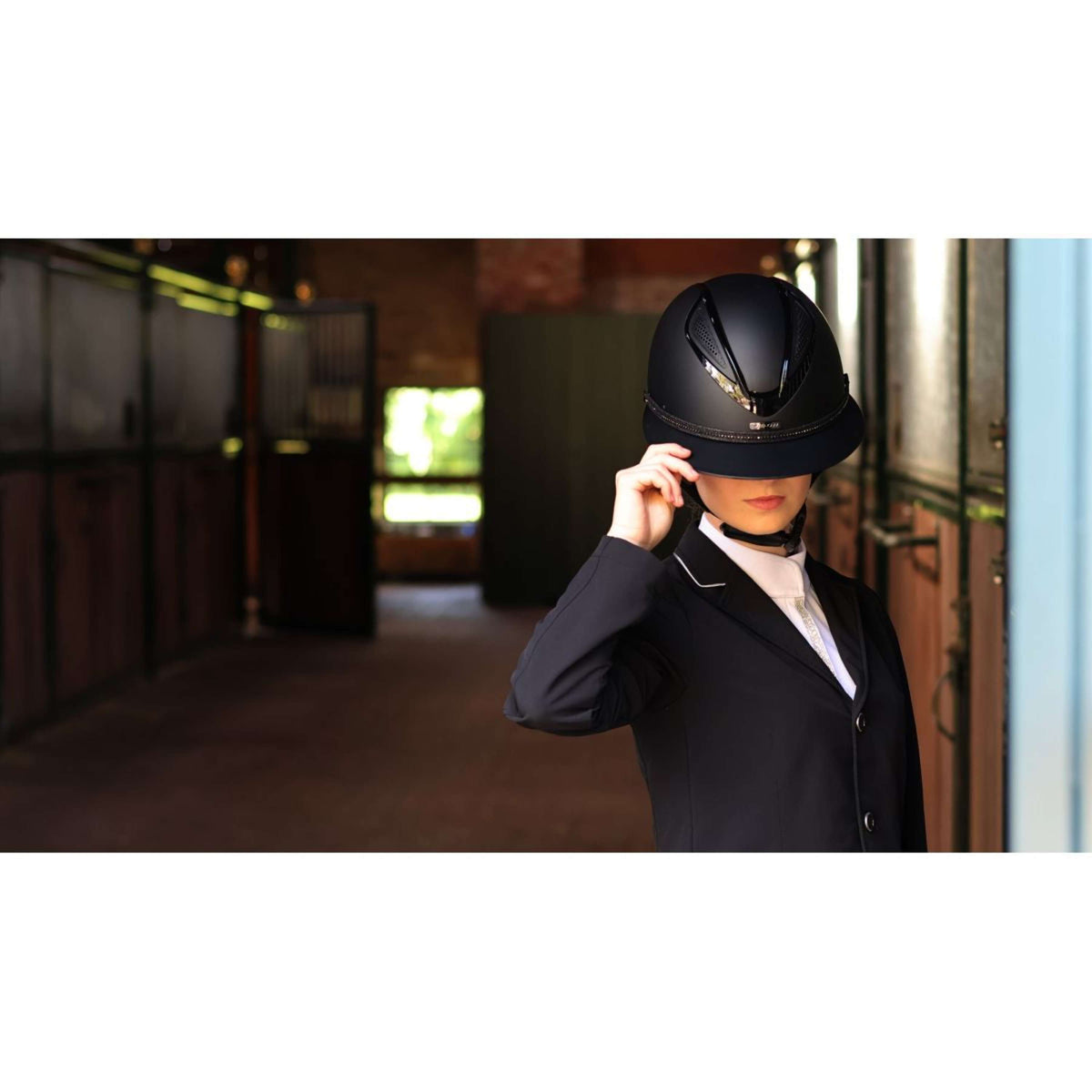 Lami-Cell Cinturino per casco Strass Nero