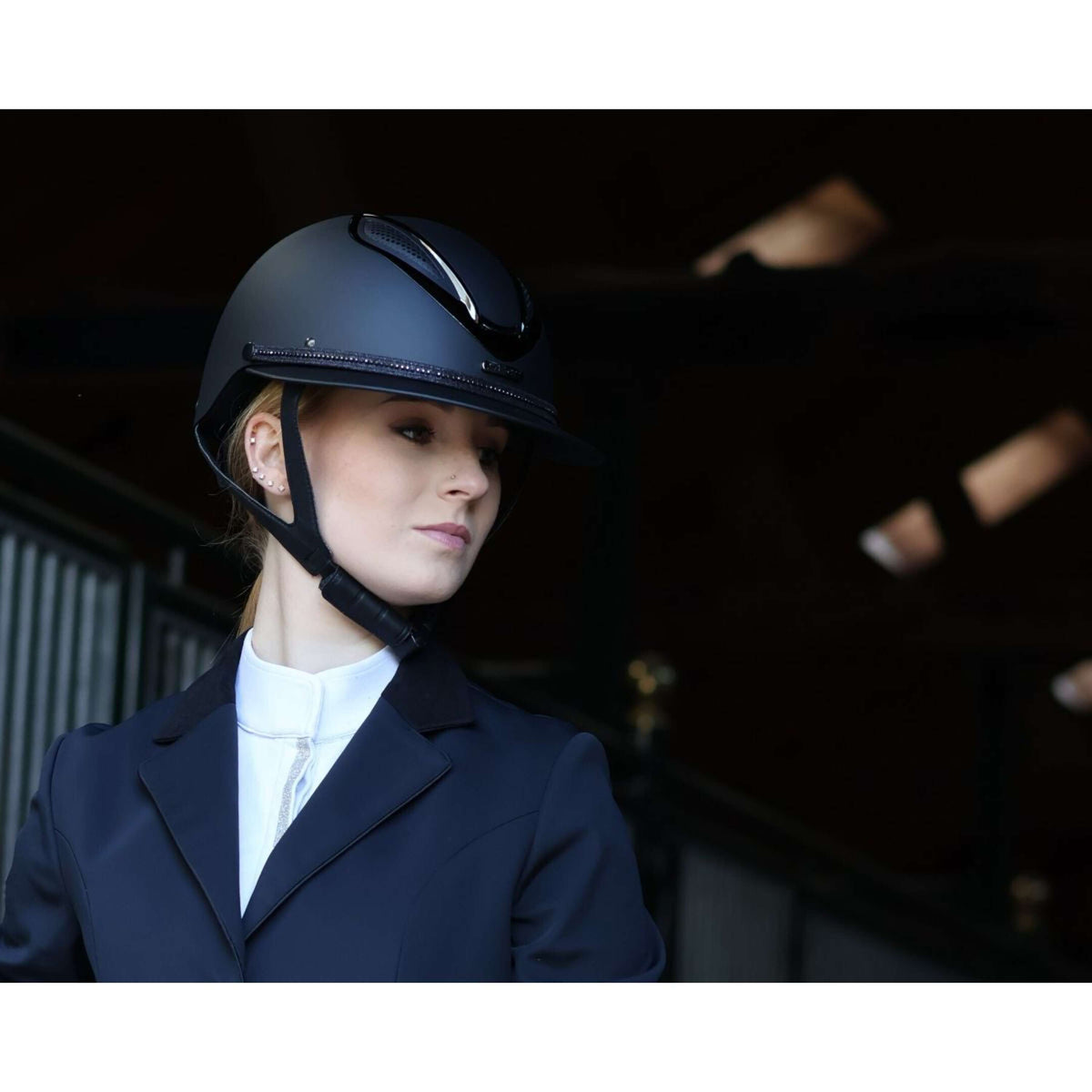 Lami-Cell Cinturino per casco Strass Nero