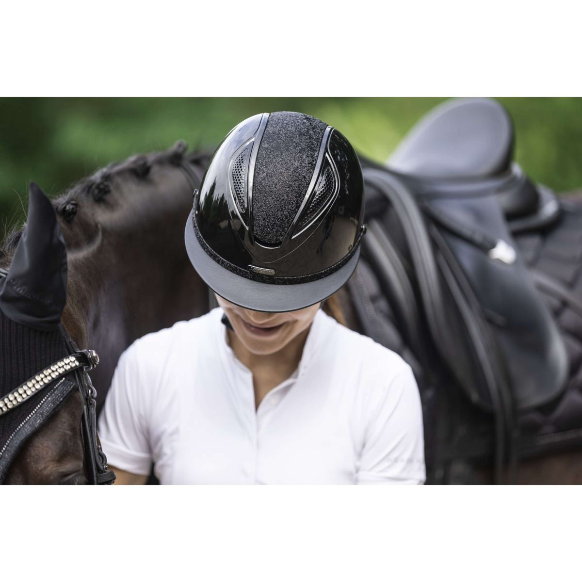 Lami-Cell Cinturino per casco Crystal Nero