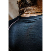 EQUITHÈME Shirt Stella Maniche Lunghe Nero/Grigio/Blu