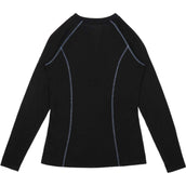 EQUITHÈME Shirt Stella Maniche Lunghe Nero/Grigio/Blu