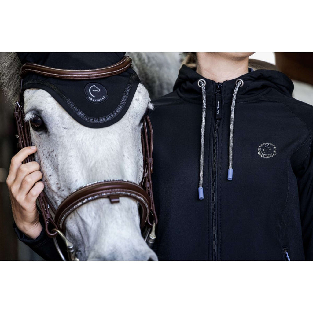 EQUITHÈME Giacca Softshell Victoria Nero