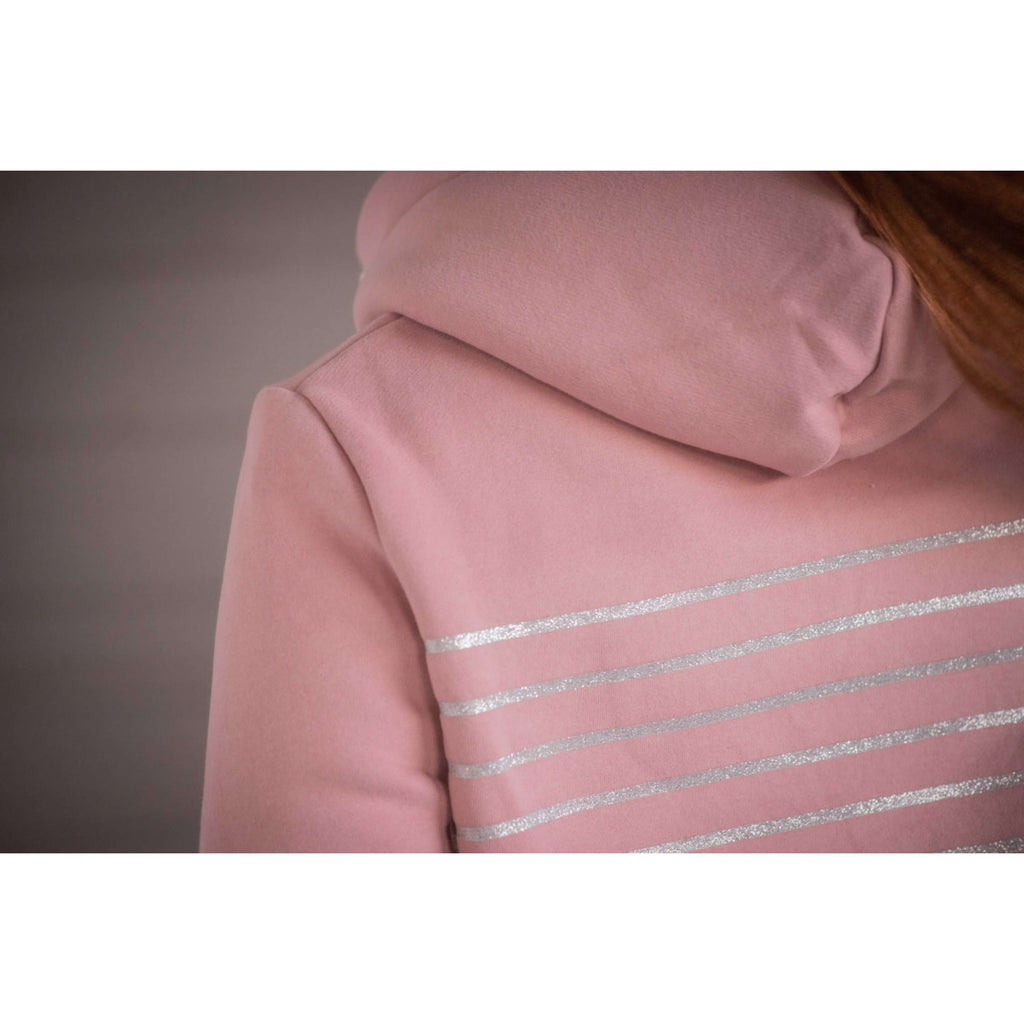 Pénélope Felpa con cappuccio Ikona Rosa