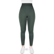 EQUITHÈME Leggings da Equitazione Acacia Full Grip Khaki