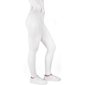 EQUITHÈME Leggings da Equitazione Alize Full Grip Bianco