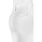 EQUITHÈME Leggings da Equitazione Alize Full Grip Bianco