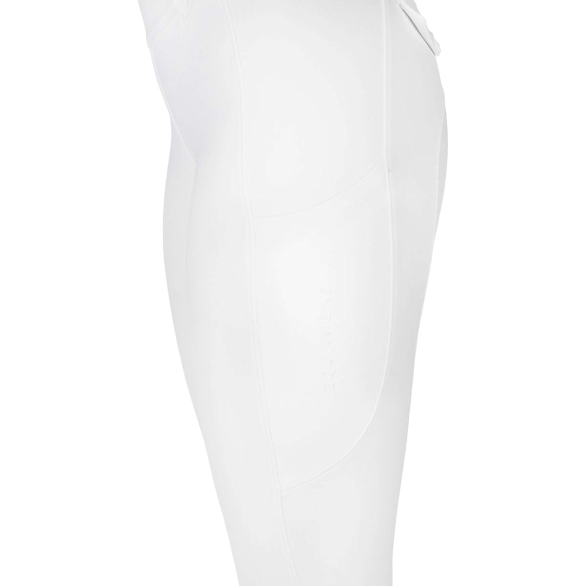 EQUITHÈME Leggings da Equitazione Alize Full Grip Bianco