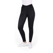 EQUITHÈME Leggings da Equitazione Alize Full Grip Nero