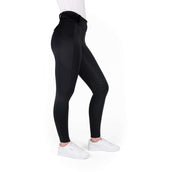 EQUITHÈME Leggings da Equitazione Alize Full Grip Nero