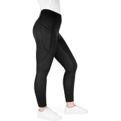 EQUITHÈME Leggings da Equitazione Neva Full Grip Nero