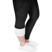 EQUITHÈME Leggings da Equitazione Neva Full Grip Nero