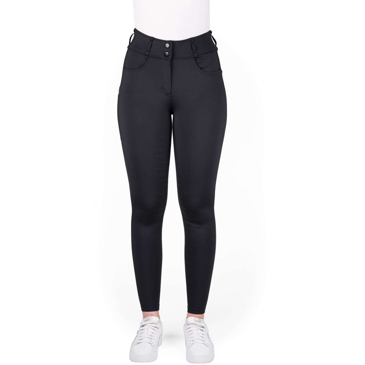 EQUITHÈME Pantaloni da Equitazione Mila Full Grip Nero