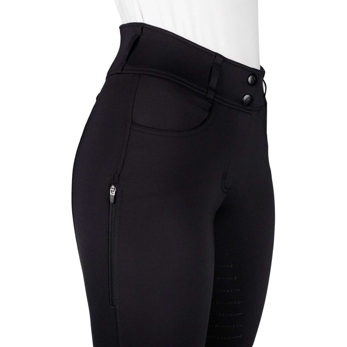 EQUITHÈME Pantaloni da Equitazione Mila Full Grip Nero