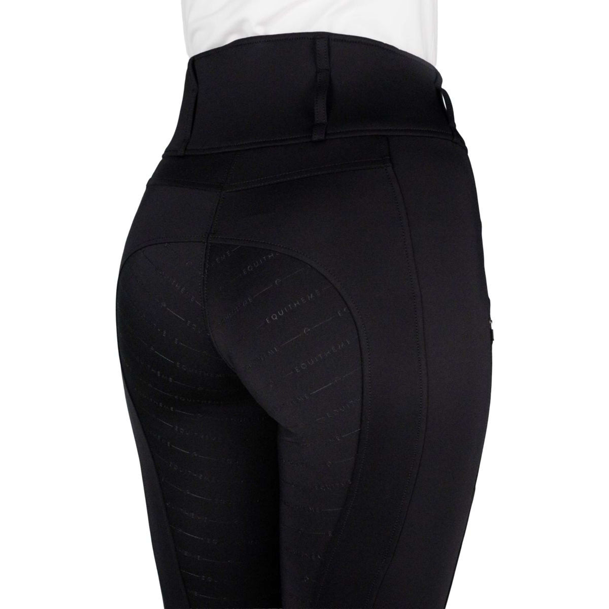 EQUITHÈME Pantaloni da Equitazione Mila Full Grip Nero