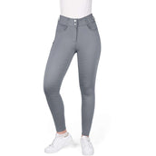 EQUITHÈME Pantaloni da Equitazione Mila Full Grip Grigio