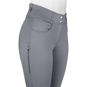 EQUITHÈME Pantaloni da Equitazione Mila Full Grip Grigio