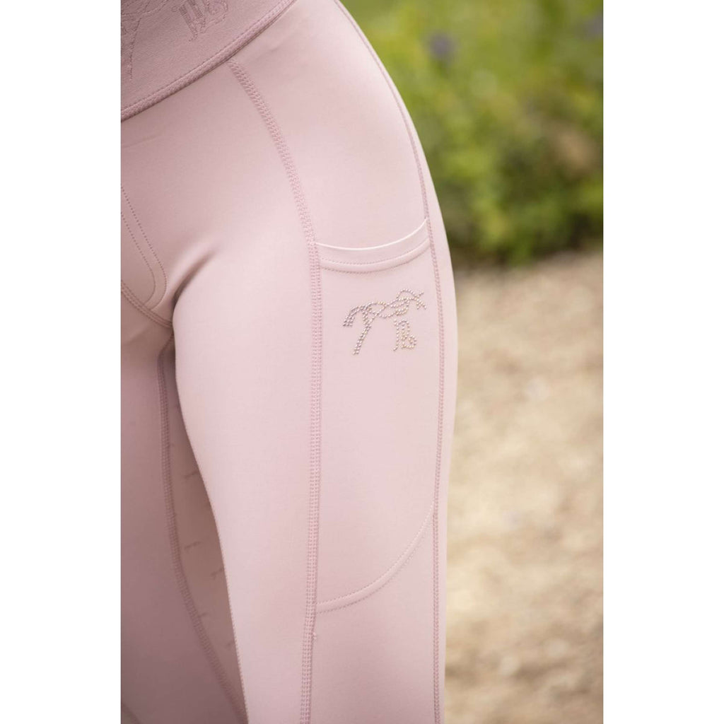 Pénélope Leggings da Equitazione Delphe Full Grip Powder Pink