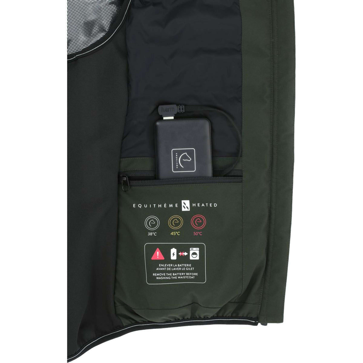 EQUITHÈME Gilet Riscaldato Sasha Cachi