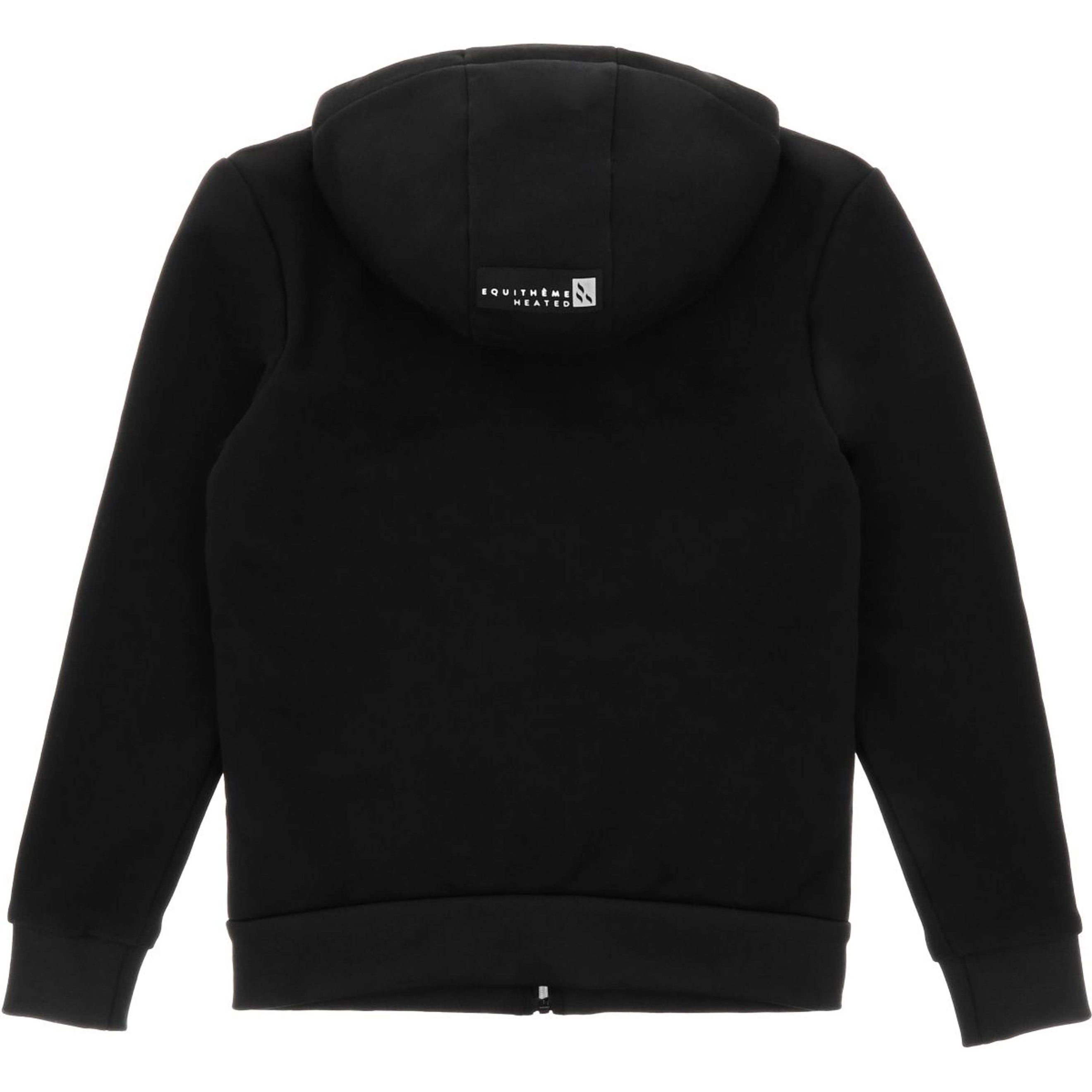 EQUITHÈME Felpa con cappuccio e zip Olwen Nero